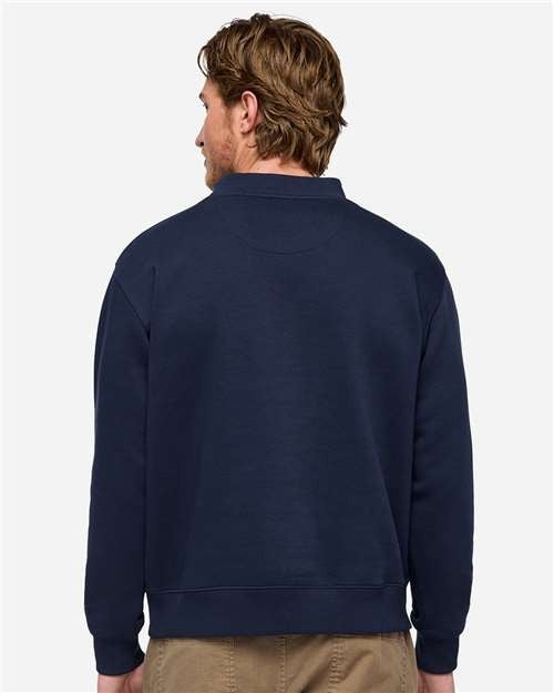 LAT Men's Mock Neck Fleece Sweatshirt-5