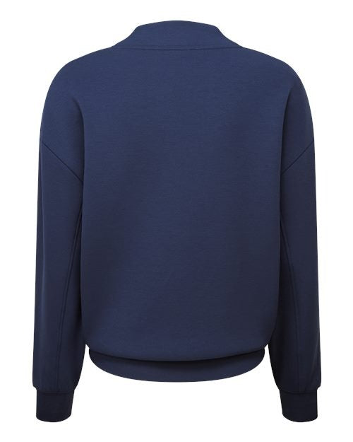 TriDri Women's Luxe Mock Neck Sweatshirt-2