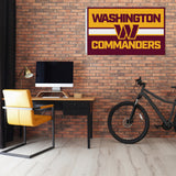 Rico Industries NFL  Washington Commanders Bold 3' x 5' Banner Flag-1