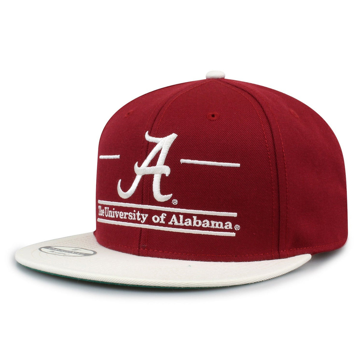 The Game Headwear Alabama Flat Brim Snapback Hat