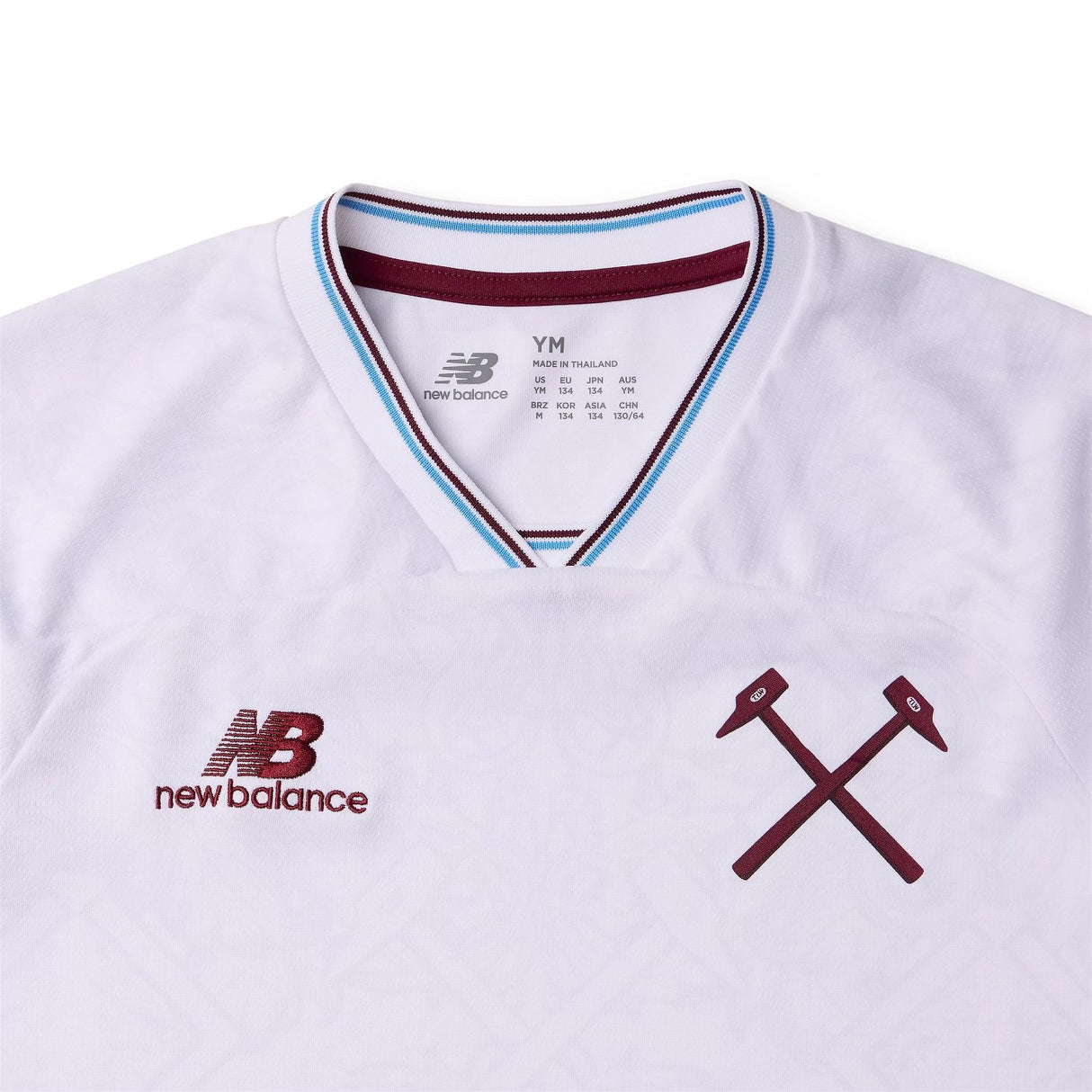 New Balance Youth West Ham United 26/27 Away Short Sleeve Soccer Jersey-3