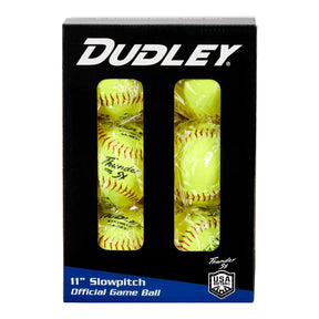 Dudley 6 Pack USASB Thunder SY Synthetic Slowpitch Softballs