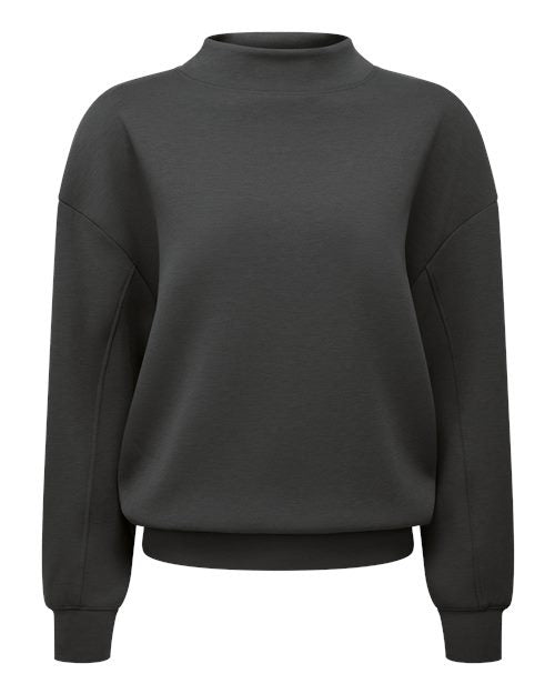 TriDri Women's Luxe Mock Neck Sweatshirt-1
