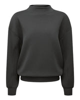 TriDri Women's Luxe Mock Neck Sweatshirt-1