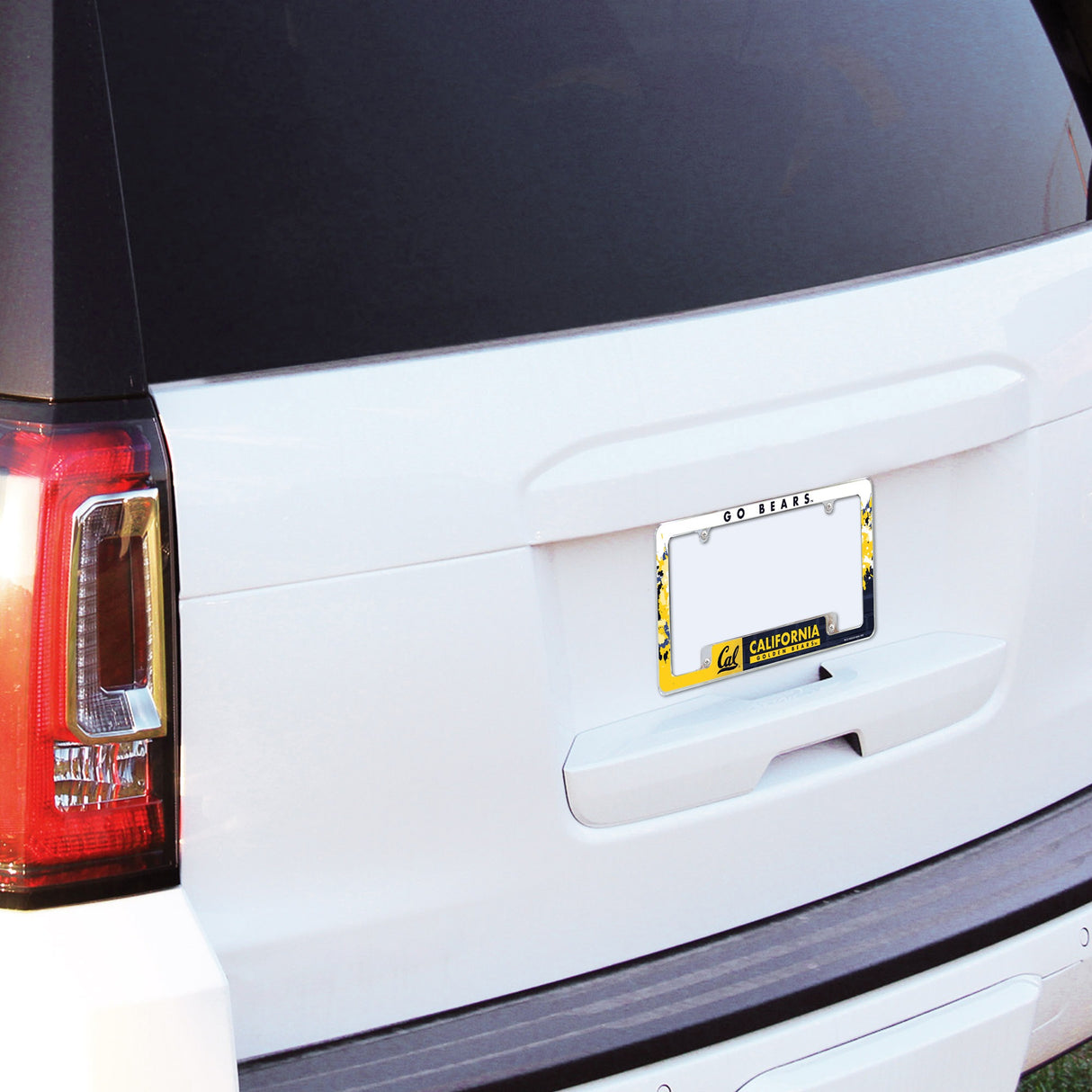 Rico Industries NCAA Cal Berkeley Golden Bears Primary 12" x 6" Chrome License Plate Frame-3