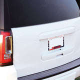 Rico Industries NFL  Houston Texans Primary 12" x 6" Chrome License Plate Frame-3