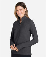 North End Women's Spirit Textured Quarter-Zip Pullover-4