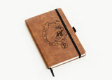 Rico Industries NCAA Ferris State Bulldogs Brown - Primary Laser Engraved Small Notepad-2