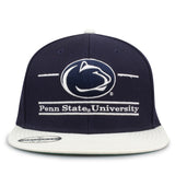 The Game Headwear Penn State Contrast Brim Snapback Collection Hat
