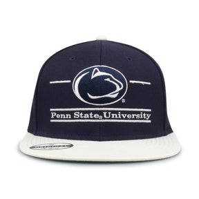 The Game Headwear Penn State Contrast Brim Snapback Collection Hat