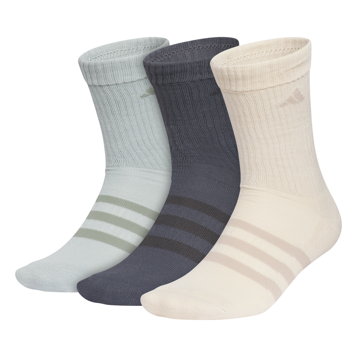 adidas Unisex Adaptive 3-Pack Crew Sock Unisex Accessories Socks