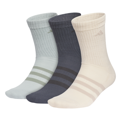 adidas Unisex Adaptive 3-Pack Crew Sock Unisex Accessories Socks