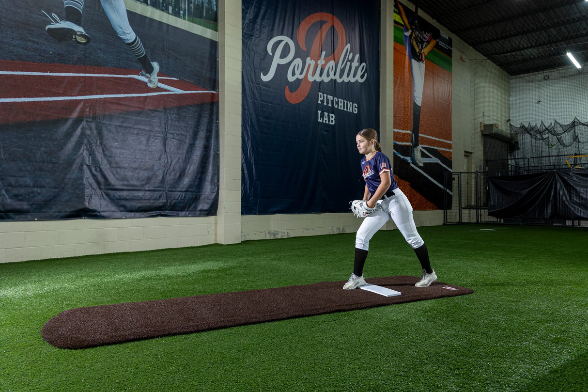 Portolite Baseball Signature Practice Softball Mat No Lines-1