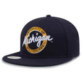 The Game Headwear Michigan Oversized Circle Snapback Collection Hat