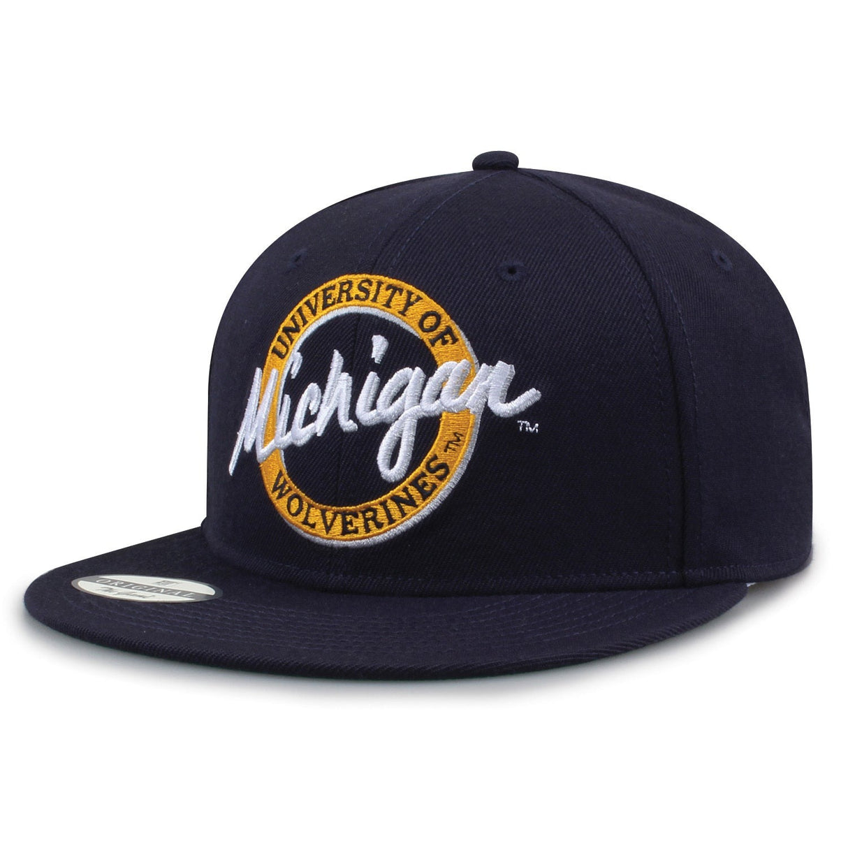 The Game Headwear Michigan Oversized Circle Snapback Collection Hat