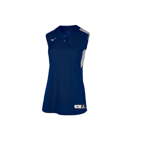 Mizuno Women's Aerolite 2-Button Sleeveless Softball Jersey-1