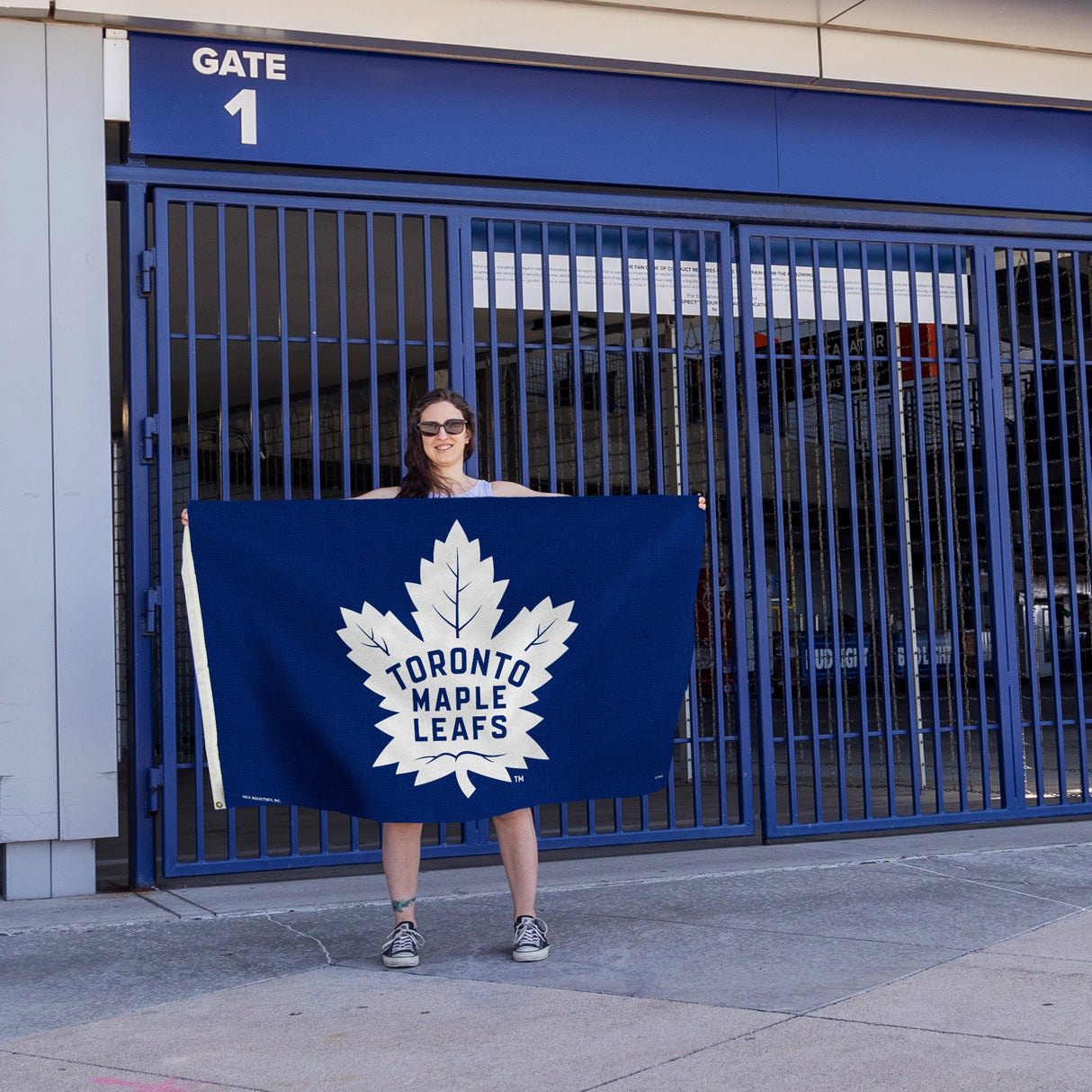 Rico Industries NHL  Toronto Maple Leafs Standard 3' x 5' Banner Flag-4