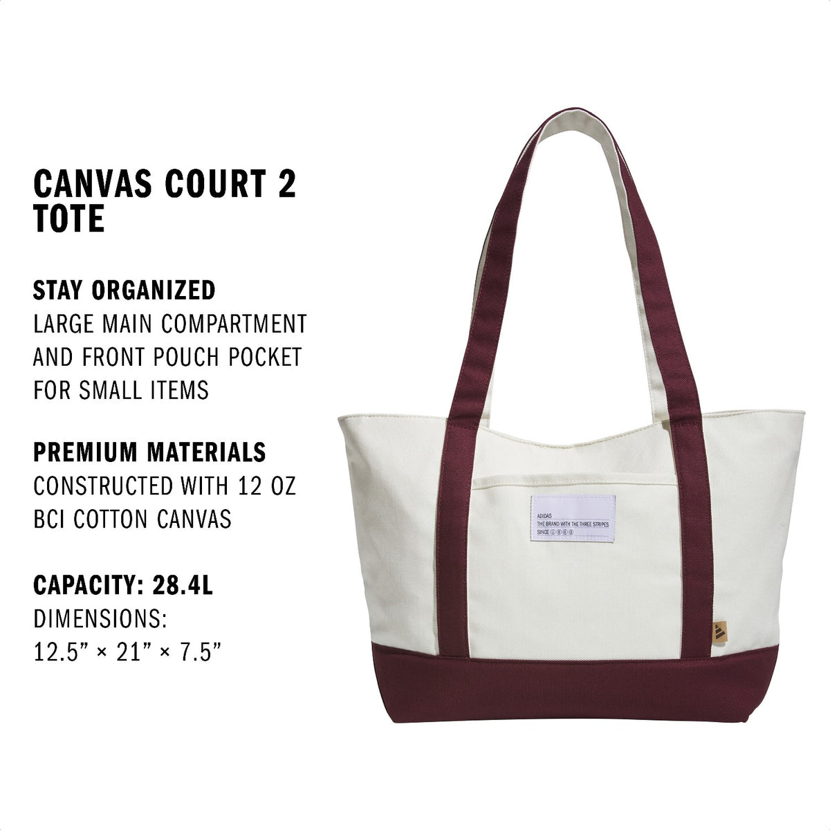 adidas Canvas Court 2 Tote-2
