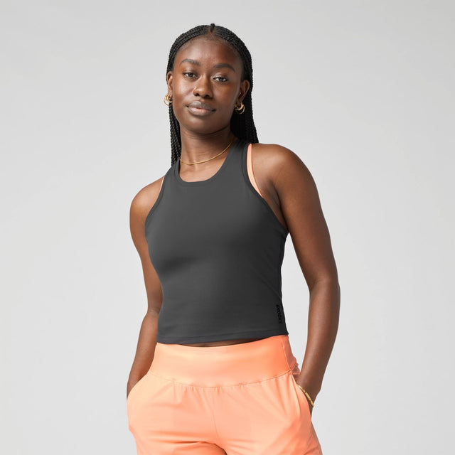 Brooks Women's Dash Crop Tank Top-1