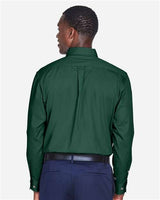 Harriton Men's Easy Blend Twill Shirt-5