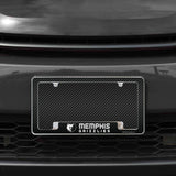 Rico Industries NBA  Memphis Grizzlies Black 12" x 6" Chrome License Plate Frame-1