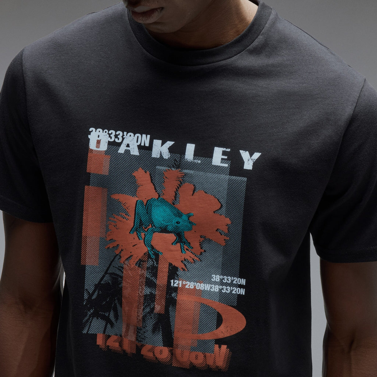 Oakley Men's Futurescape Logo Frog Tee-5