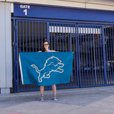 Rico Industries NFL  Detroit Lions Standard 3' x 5' Banner Flag-4