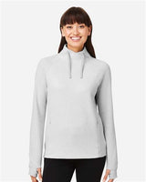 North End Women's Rhythm Waffle Cross-Neck Pullover-3