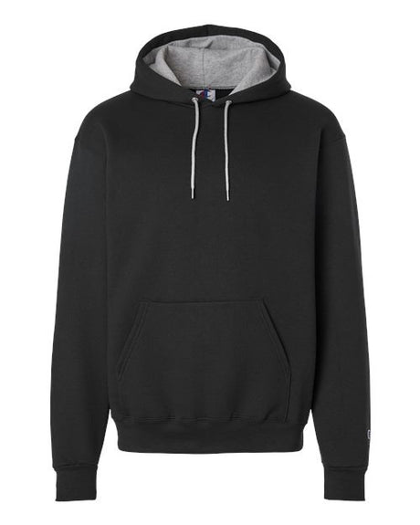 Champion Men's Powerblend Contrast Color Hooded Sweatshirt-1