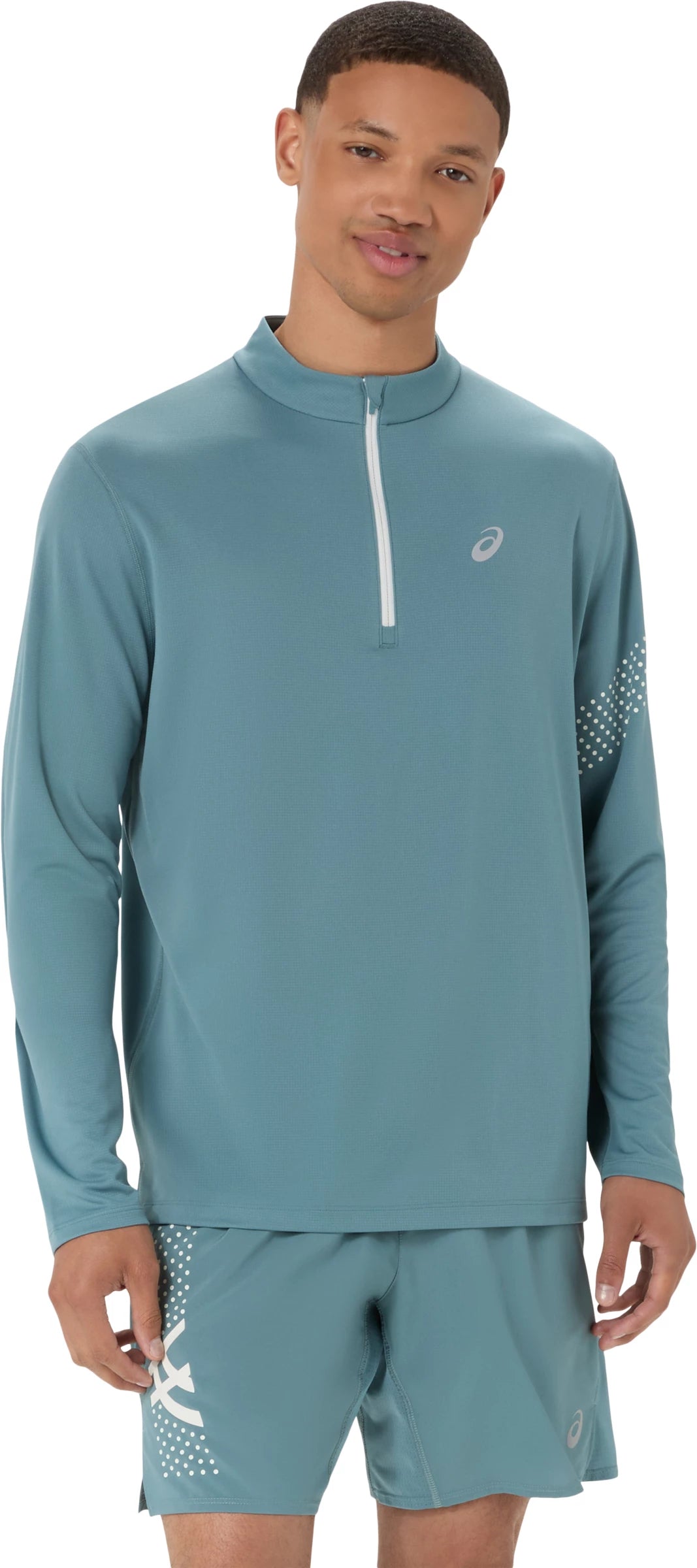 Asics Men's Icon Long Sleeve 1/2 Zip Top-1