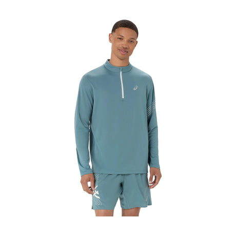 Asics Men's Icon Long Sleeve 1/2 Zip Top-1