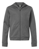 Team 365 Youth Squad Tech Fleece Hooded Full-Zip-1