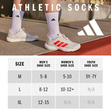 adidas Men's Athletic Cushioned 6-Pack Quarter Sock-6