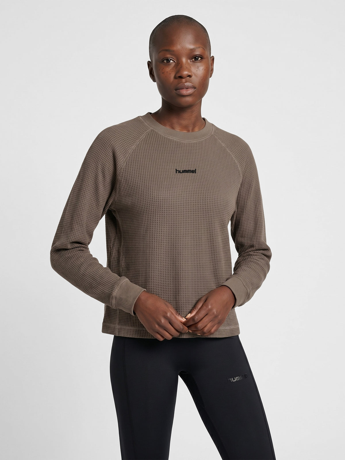 hummel Women's Soft Waffle Long Sleeve T-Shirt-5