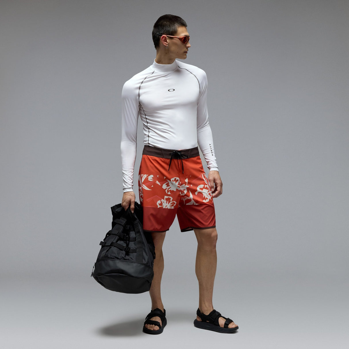 Oakley Men's Bhodi Ellipse Long Sleeve Rashguard T-Shirt-2