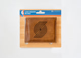 Rico Industries NBA  Portland Trail Blazers  Laser Engraved Billfold Wallet-3