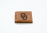 Rico Industries NCAA Oklahoma Sooners  Laser Engraved Billfold Wallet-2
