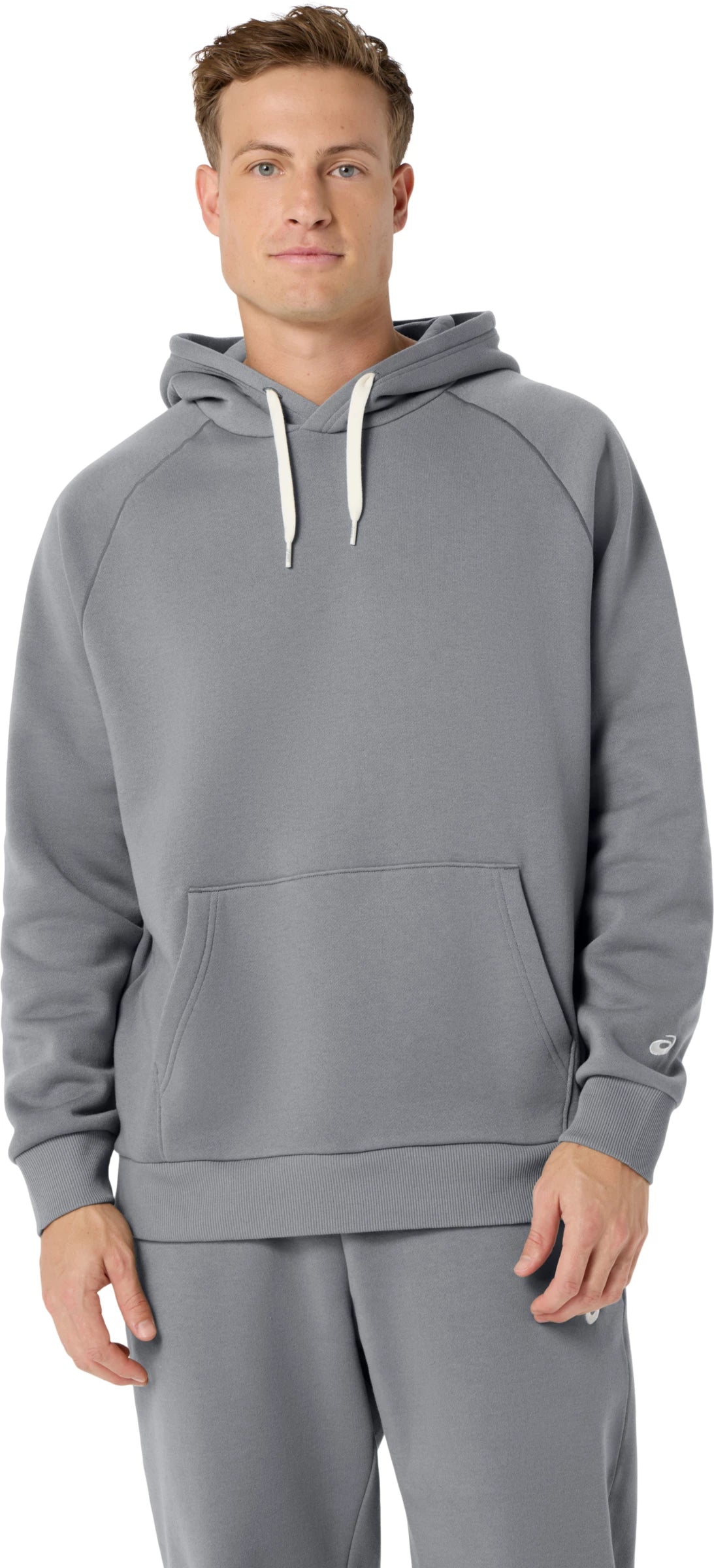 Asics Men's Fleece Relaxed Pullover Hoodie-1