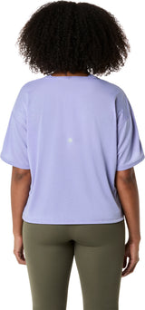 Asics Women's Nagino Run Adjustable Short Sleeve Top-2