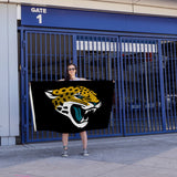 Rico Industries NFL  Jacksonville Jaguars Standard 3' x 5' Banner Flag-4