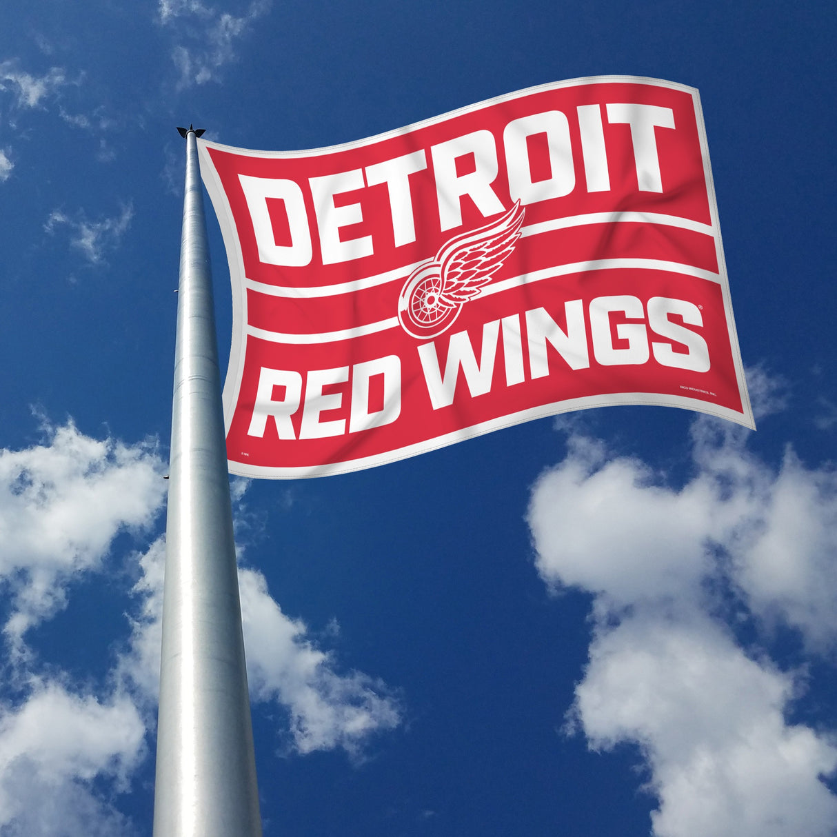 Rico Industries NHL  Detroit Red Wings Bold 3' x 5' Banner Flag-2
