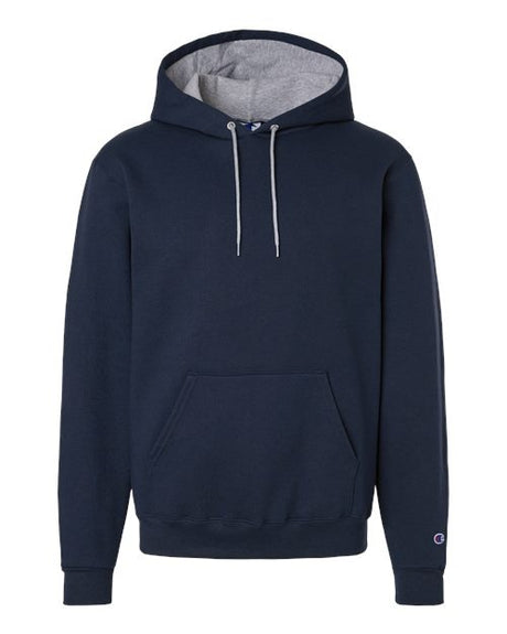 Champion Men's Powerblend Contrast Color Hooded Sweatshirt-1