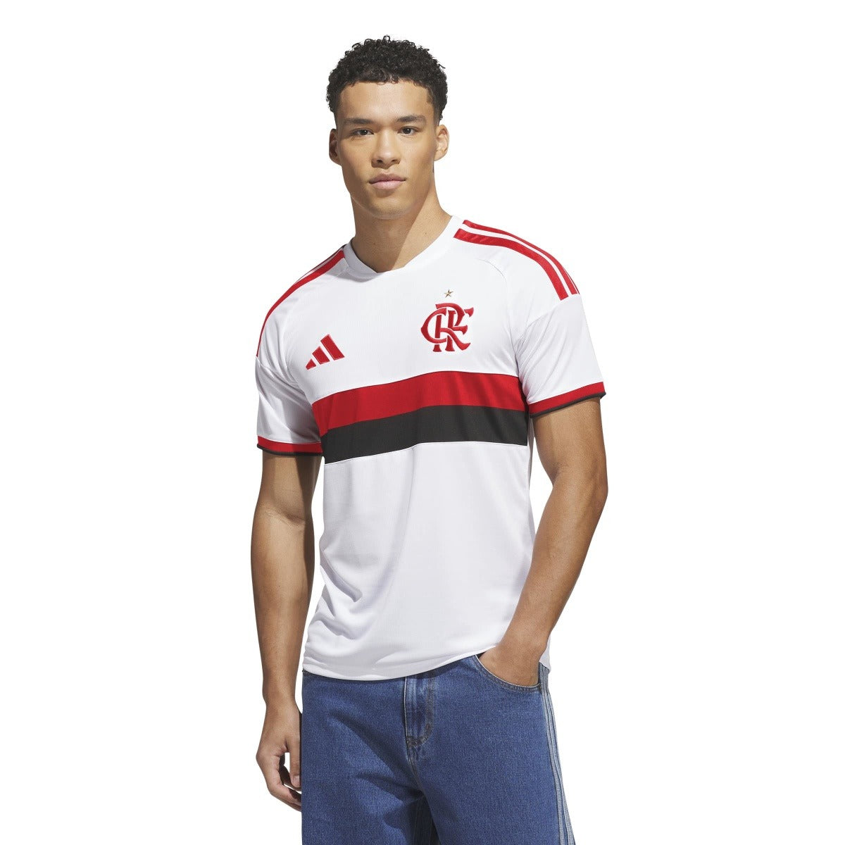adidas Men's CR Flamengo 26 Away Jersey-1