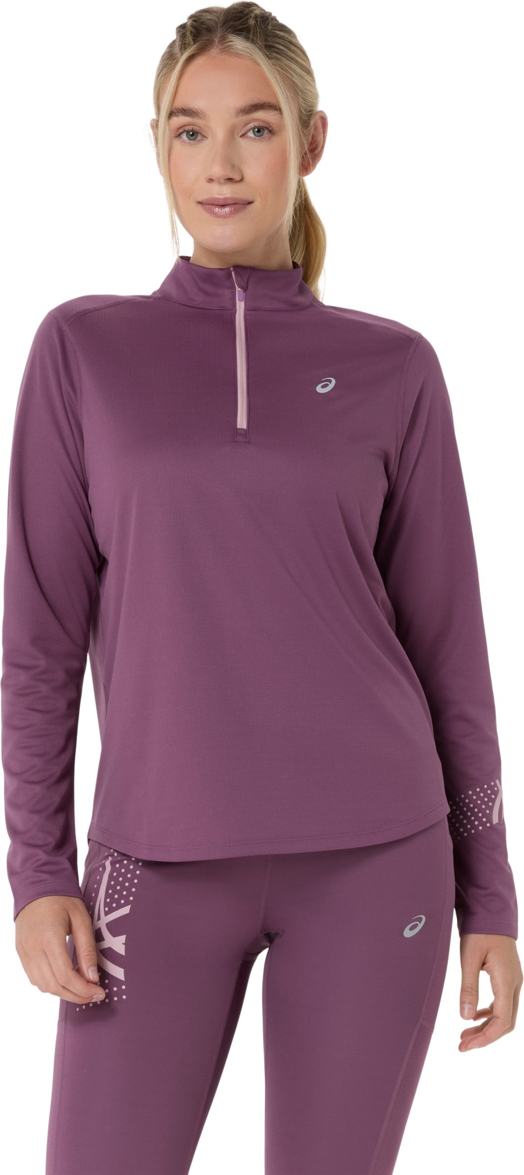 Asics Women's Icon 1/2 Zip Long Sleeve Top-7
