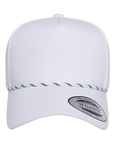 YP Classics Retro Cotton Blend Five-Panel Rope Cap-1
