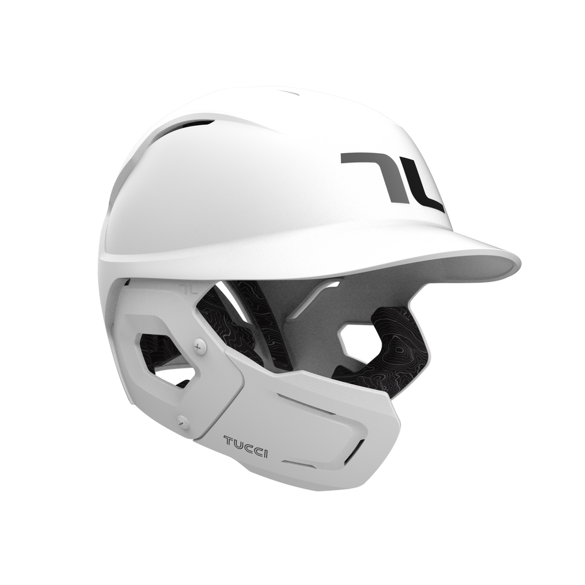 Tucci Potenza Baseball Batting Helmet With Jaw Guard-33
