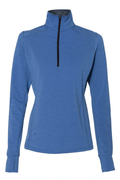 J. America Women's Omega Stretch Quarter-Zip Pullover 6197