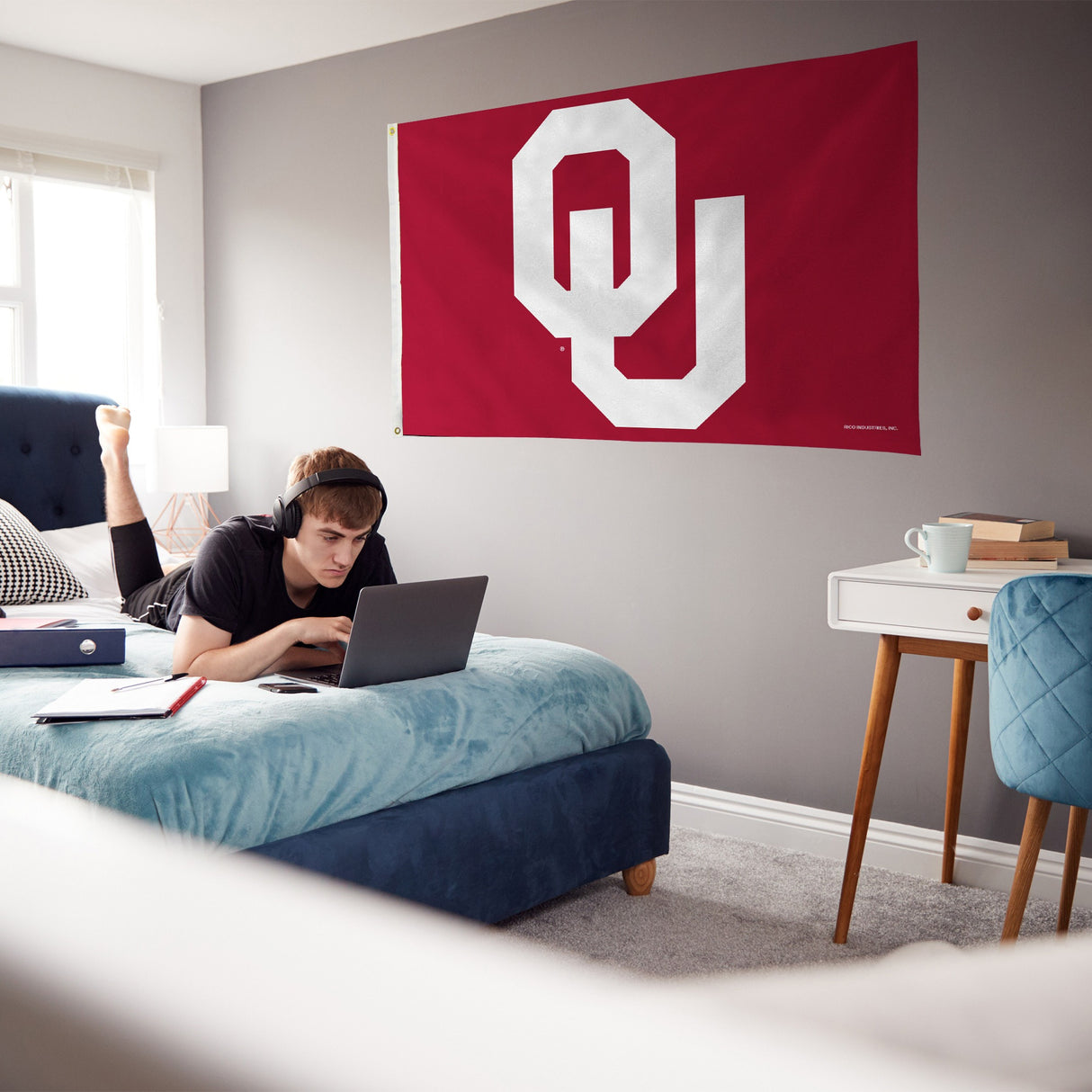 Rico Industries NCAA Oklahoma Sooners Standard 3' x 5' Banner Flag-3