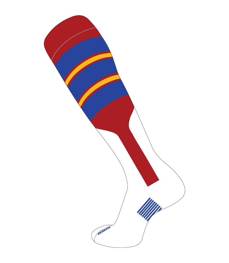 Doubleplay Socks Pattern E - Custom Baseball Knit Socks