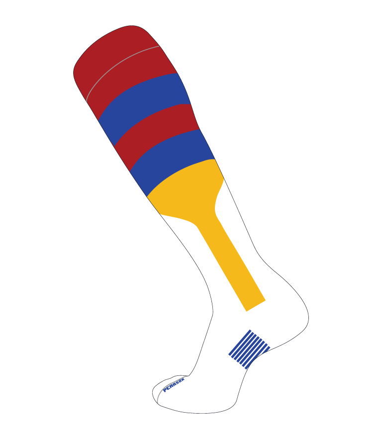 Doubleplay Socks Pattern D - Custom Baseball Knit Socks